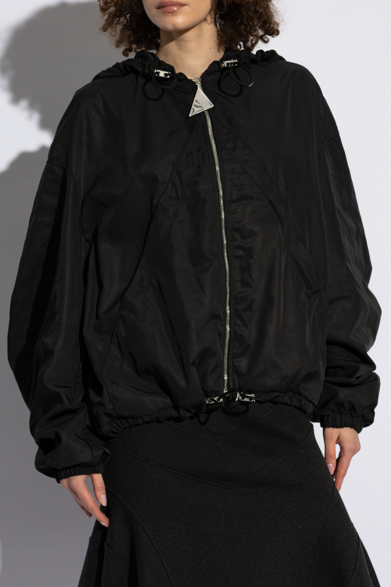 ブルゾン THE ATTICO Women Bomber Jackets 250WCB00076 PLL001AA100 Blac The Attico Bomber | Shopbop